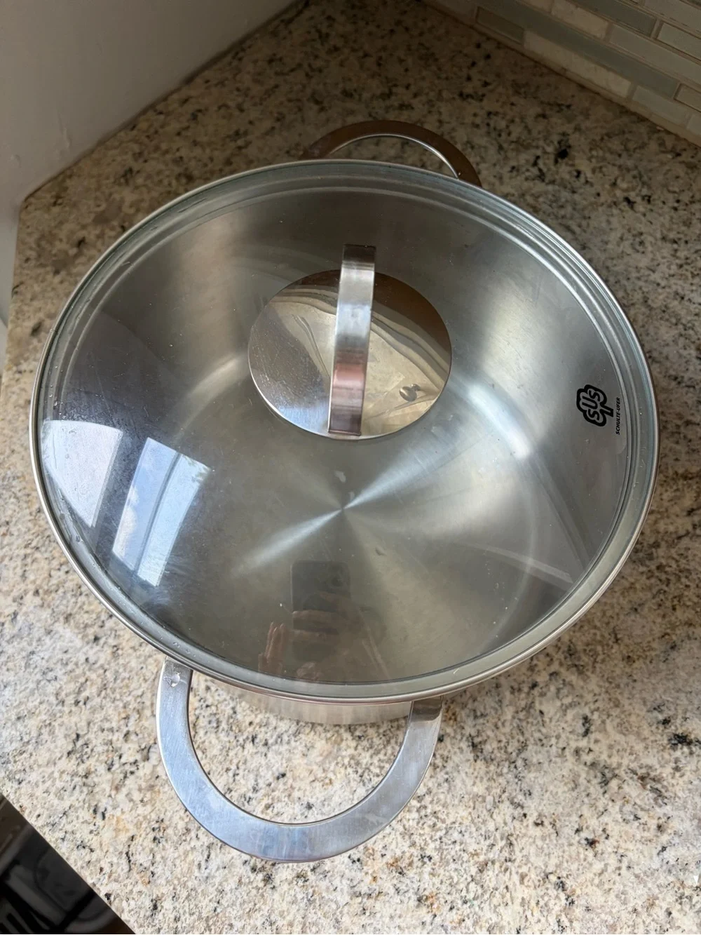 Schulte-Ufer Stainless Steel 4 Quart Pot with lid